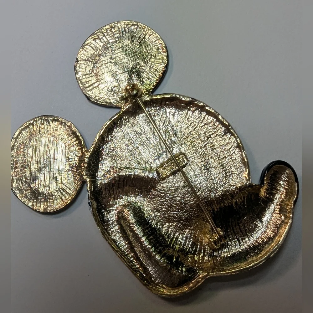 Mickey Mouse large enamel pin 3 and 1/2 in across. - Picture 3 of 3